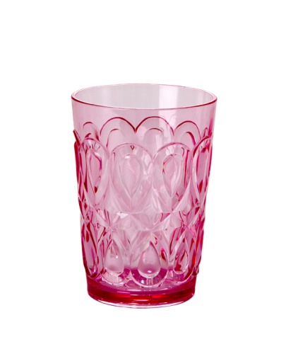 VERRE A EAU ACRYLIQUE ROSE