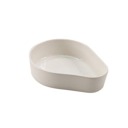 ASSIETTE CREUSE EN PORCELAINE 17.5X14X4.5CM 