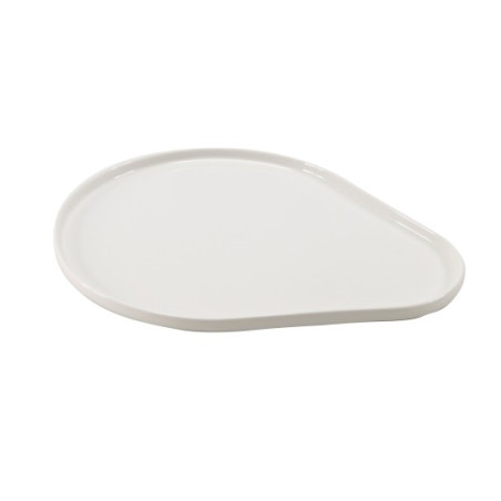 ASSIETTE EN PORCELAINE 30X24X1.5CM 