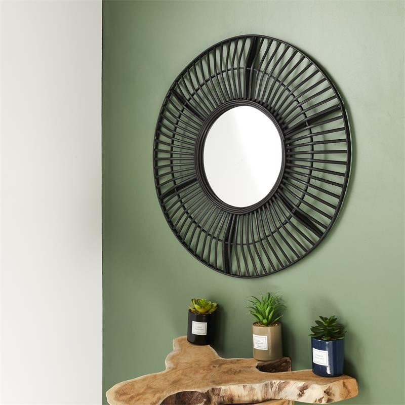 MIROIR NOIR SAUVAGE D70CM M4